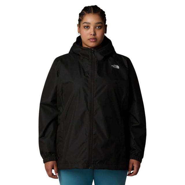 The North Face Women's Quest Plus Waterproof Jacket TNF Black/Foil Grey / 1X-TNF Black/Foil Grey / 2X-TNF Black/Foil Grey / 3X - 53 Degrees North 