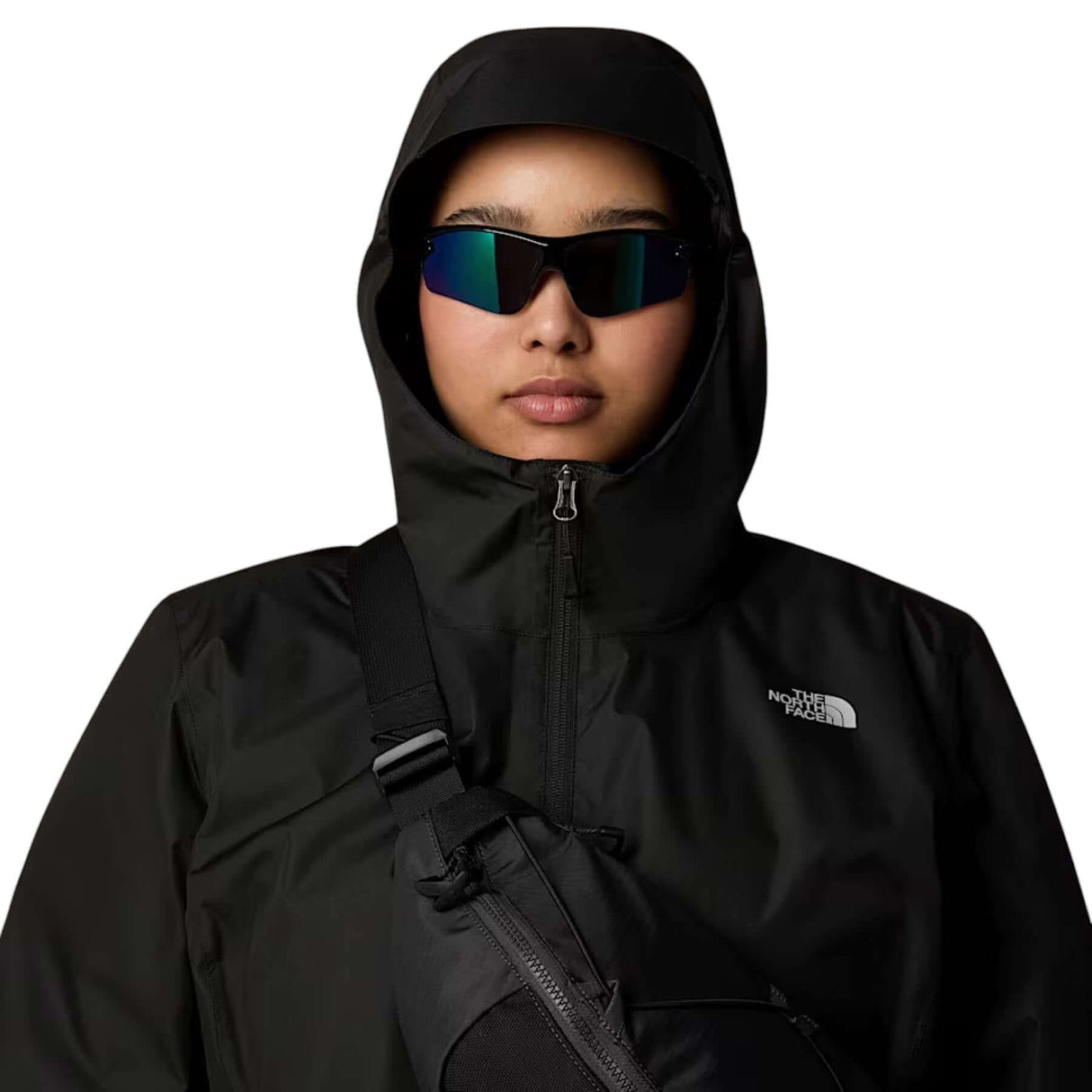 The North Face Women's Quest Plus Waterproof Jacket TNF Black/Foil Grey / 1X-TNF Black/Foil Grey / 2X-TNF Black/Foil Grey / 3X - 53 Degrees North 