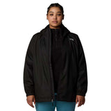 The North Face Women's Quest Plus Waterproof Jacket TNF Black/Foil Grey / 1X-TNF Black/Foil Grey / 2X-TNF Black/Foil Grey / 3X - 53 Degrees North 