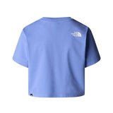 The North Face Women's Simple Dome Cropped Slim T-Shirt Virtual Blue / X-Small-Virtual Blue / Small-Virtual Blue / Medium-Virtual Blue / Large-Virtual Blue / X-Large - 53 Degrees North 