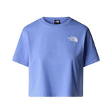 The North Face Women's Simple Dome Cropped Slim T-Shirt Virtual Blue / X-Small-Virtual Blue / Small-Virtual Blue / Medium-Virtual Blue / Large-Virtual Blue / X-Large - 53 Degrees North 