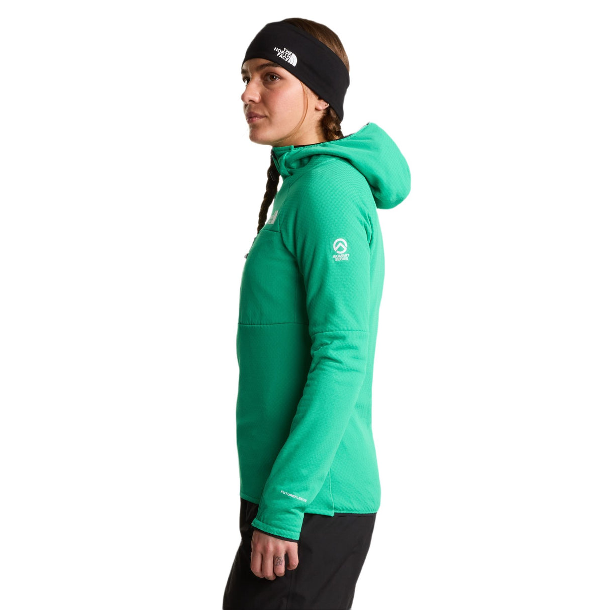 The North Face Women's Summit Futurefleece Full Zip Hooded Jacket Nebula Green / X-Small - 53 Degrees North