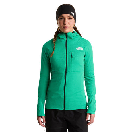 The North Face Women's Summit Futurefleece Full Zip Hooded Jacket Nebula Green / X-Small - 53 Degrees North