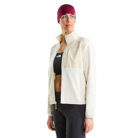The North Face Women's TNF Performance Fleece Full Zip Jacket White Dune Light Heather / X-Small - 53 Degrees North