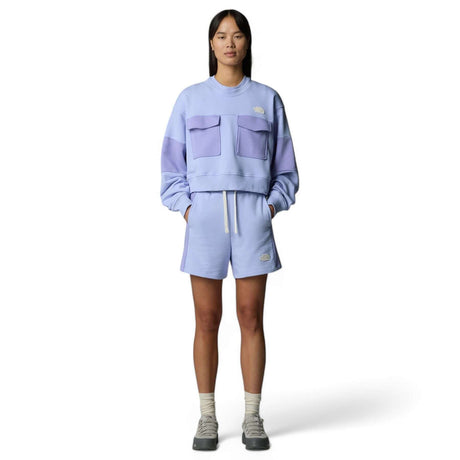 The North Face Women's Terry Oversized Cropped Crew Purple Mint / X-Small-Purple Mint / Small-Purple Mint / Medium-Purple Mint / Large - 53 Degrees North 