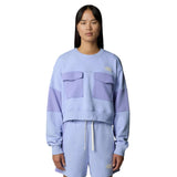 The North Face Women's Terry Oversized Cropped Crew Purple Mint / X-Small-Purple Mint / Small-Purple Mint / Medium-Purple Mint / Large - 53 Degrees North 