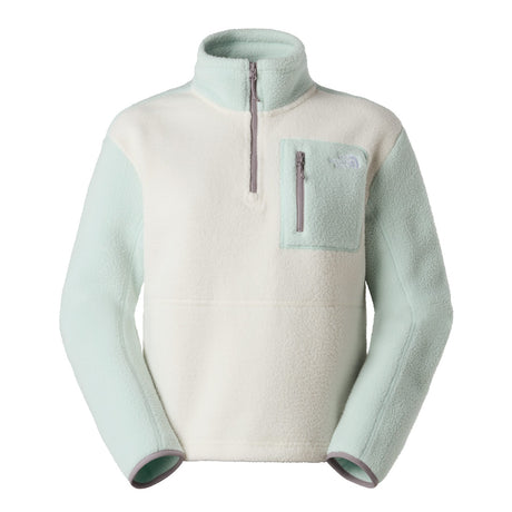 The North Face Women's Yumiori 1/4 Zip Fleece White Dune/Opal Frost / X-Small - 53 Degrees North