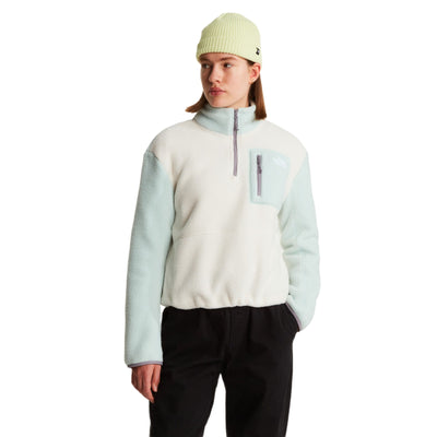 The North Face Women's Yumiori 1/4 Zip Fleece Jumper White Dune/Opal Frost / X-Small-White Dune/Opal Frost / Small-White Dune/Opal Frost / Medium-White Dune/Opal Frost / Large-White Dune/Opal Frost / X-Large - 53 Degrees North 