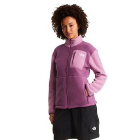 The North Face Women's Yumiori Full Zip Fleece Jacket Frost Grey/White Dune / X-Small-Frost Grey/White Dune / Small-Frost Grey/White Dune / Medium-Frost Grey/White Dune / Large-Frost Grey/White Dune / X-Large - 53 Degrees North 