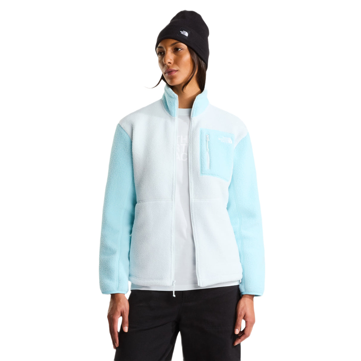 The North Face Women's Yumiori Full Zip Fleece Jacket Pearl Stone/Glacier / X-Small - 53 Degrees North