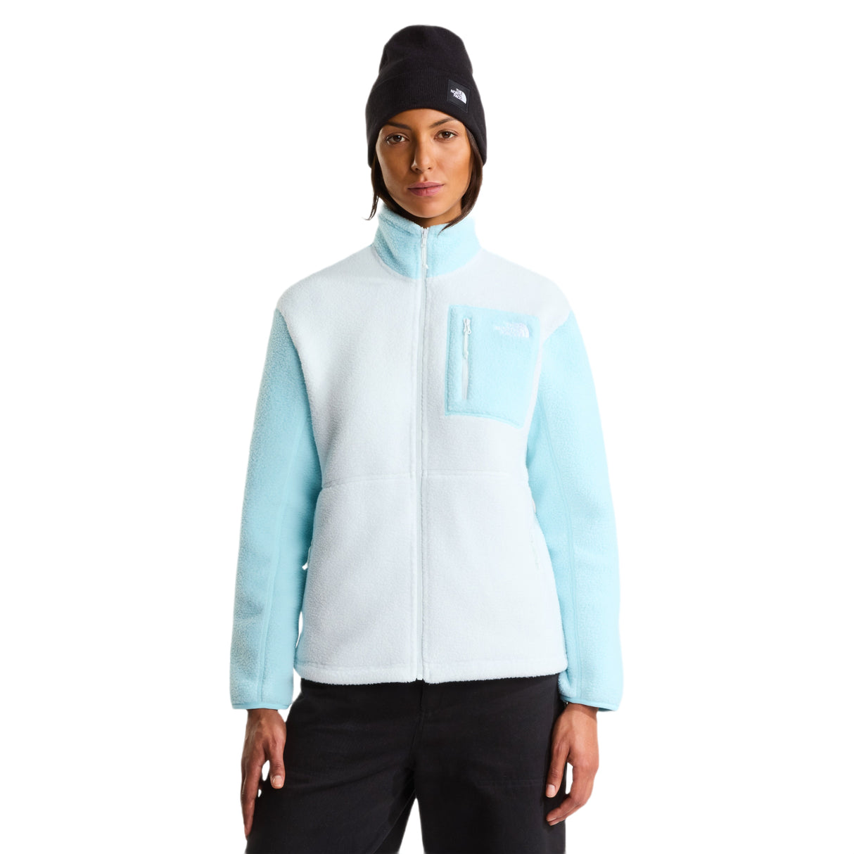 The North Face Women's Yumiori Full Zip Fleece Jacket Pearl Stone/Glacier / X-Small - 53 Degrees North