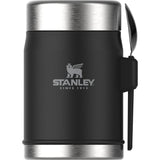Stanley Classic Legendary Food Jar + Spork 0.4L Matte Black Pebble-Goldenrod Coral-Violet Blossom-Hammertone Green-Rose Quartz #- 53 Degrees North 