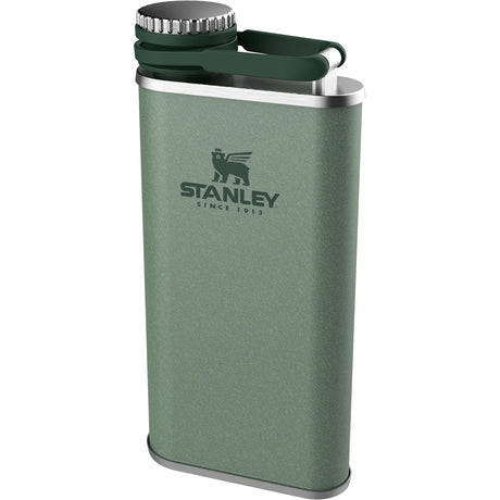 Stanley Classic Easy-Fill Wide Mouth Flask 0.23L Matte Black Pebble-Hammertone Green-Blaze Orange #- 53 Degrees North 