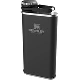 Stanley Classic Easy-Fill Wide Mouth Flask 0.23L Matte Black Pebble-Hammertone Green-Blaze Orange #- 53 Degrees North 