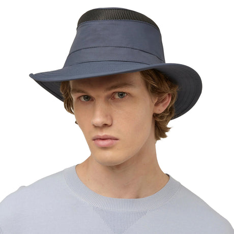 Tilley LTM5 Airflo Slim Sun Hat Midnight Navy / 56cm-Midnight Navy / 57cm-Midnight Navy / 58cm-Midnight Navy / 59cm-Midnight Navy / 60cm - 53 Degrees North 