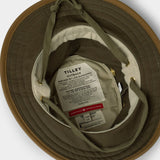 Tilley TWC7 Outback Waxed Adventure Hat Green/British Tan / 56cm - 53 Degrees North