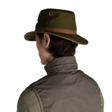 Tilley TWC7 Outback Waxed Adventure Hat Green/British Tan / 56cm - 53 Degrees North