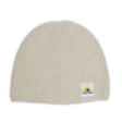 Trailpeak Cosy Knit Uncuffed Beanie Beige - 53 Degrees North