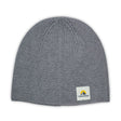 Trailpeak Soft Knit Uncuffed Beanie Grey - 53 Degrees North