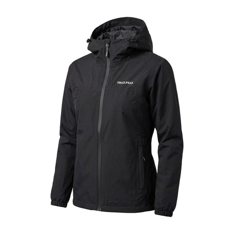 Trailpeak Women's Waterproof Jacket Black / Small-Black / Medium-Black / Large-Black / X-Large-Black / XX-Large - 53 Degrees North 