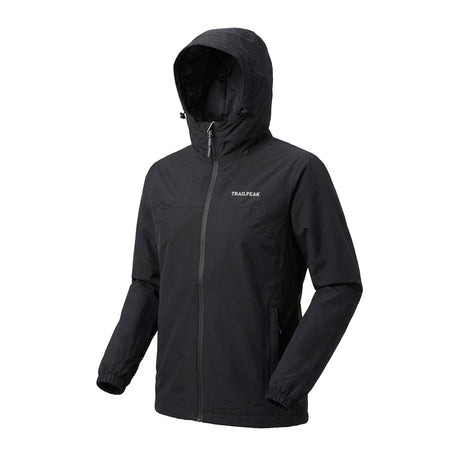 Trailpeak Women's Waterproof Jacket Black / Small-Black / Medium-Black / Large-Black / X-Large-Black / XX-Large - 53 Degrees North 