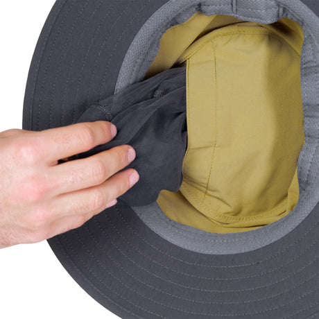 Trekmates Borneo Hat Dark Olive / Small/Medium-Dark Olive / Large/X-Large-Light Navy / Small/Medium-Light Navy / Large/X-Large-Linen / Small/Medium - 53 Degrees North 