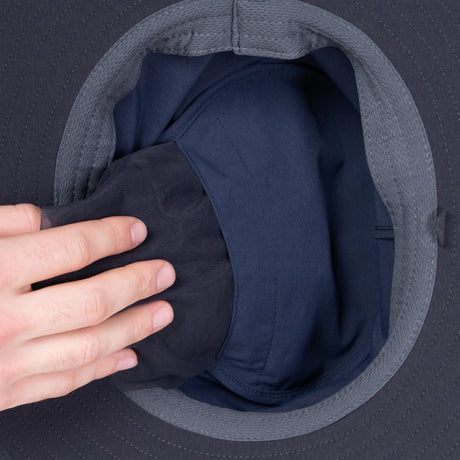 Trekmates Borneo Hat Dark Olive / Small/Medium-Dark Olive / Large/X-Large-Light Navy / Small/Medium-Light Navy / Large/X-Large-Linen / Small/Medium - 53 Degrees North 