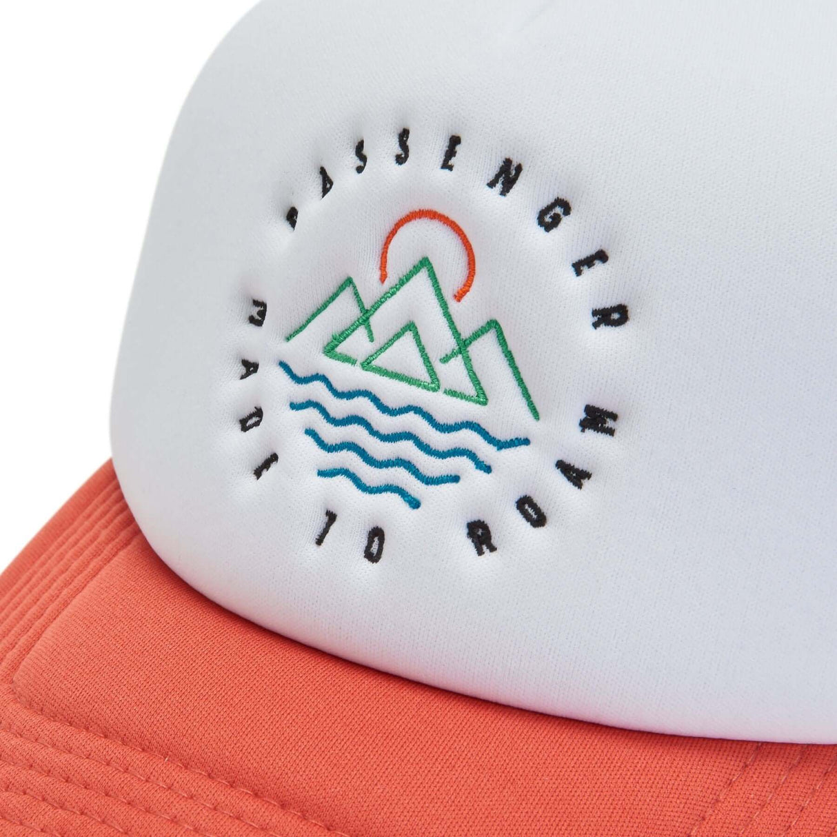 Passenger Escapism Snapback Trucker Cap Moonlight Blue/Red Spice-Black/Moonlight Blue #- 53 Degrees North 