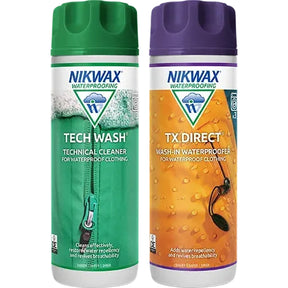 Nikwax Tech Wash/TX.Direct Twin Pack 300 ml #- 53 Degrees North 