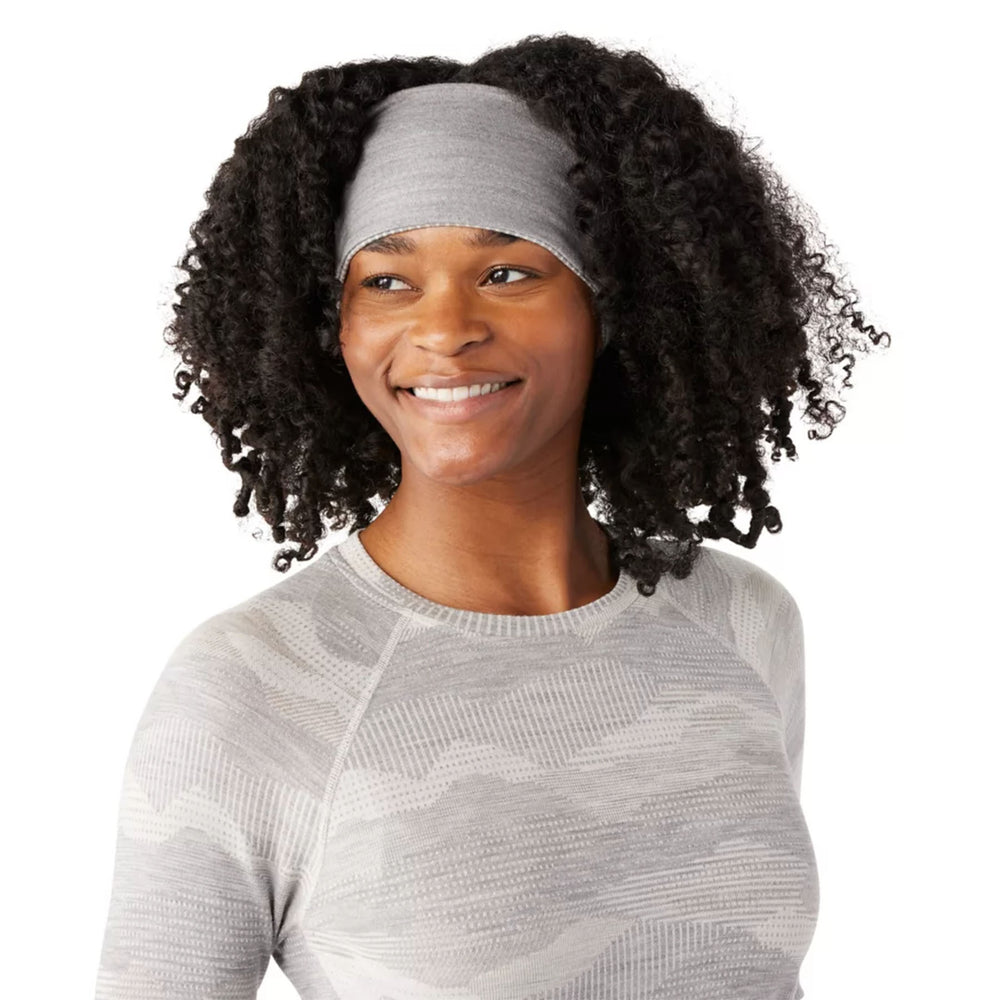 Smartwool Thermal Merino Reversible Headband #color_light-grey-mountain-scape