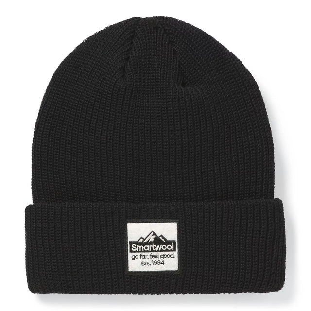 Smartwool Patch Beanie Hat Black / One Size-Deep Navy / One Size-Power Pink / One Size-Emerald Green Heather / One Size #- 53 Degrees North 