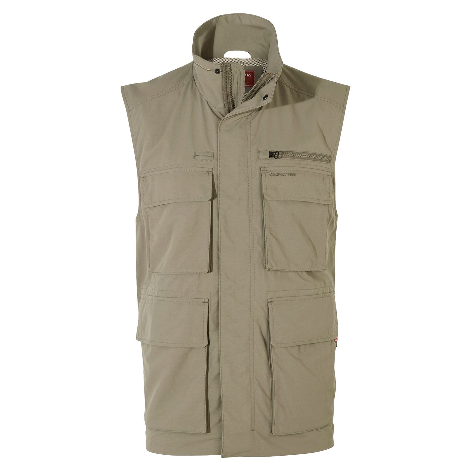 Craghoppers Men's Nosilife Adventure III Vest Pebble / Small-Pebble / Medium-Pebble / Large-Pebble / X-Large-Pebble / XX-Large #- 53 Degrees North 