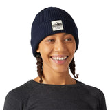 Smartwool Patch Beanie Hat Black / One Size-Deep Navy / One Size-Power Pink / One Size-Emerald Green Heather / One Size #- 53 Degrees North 