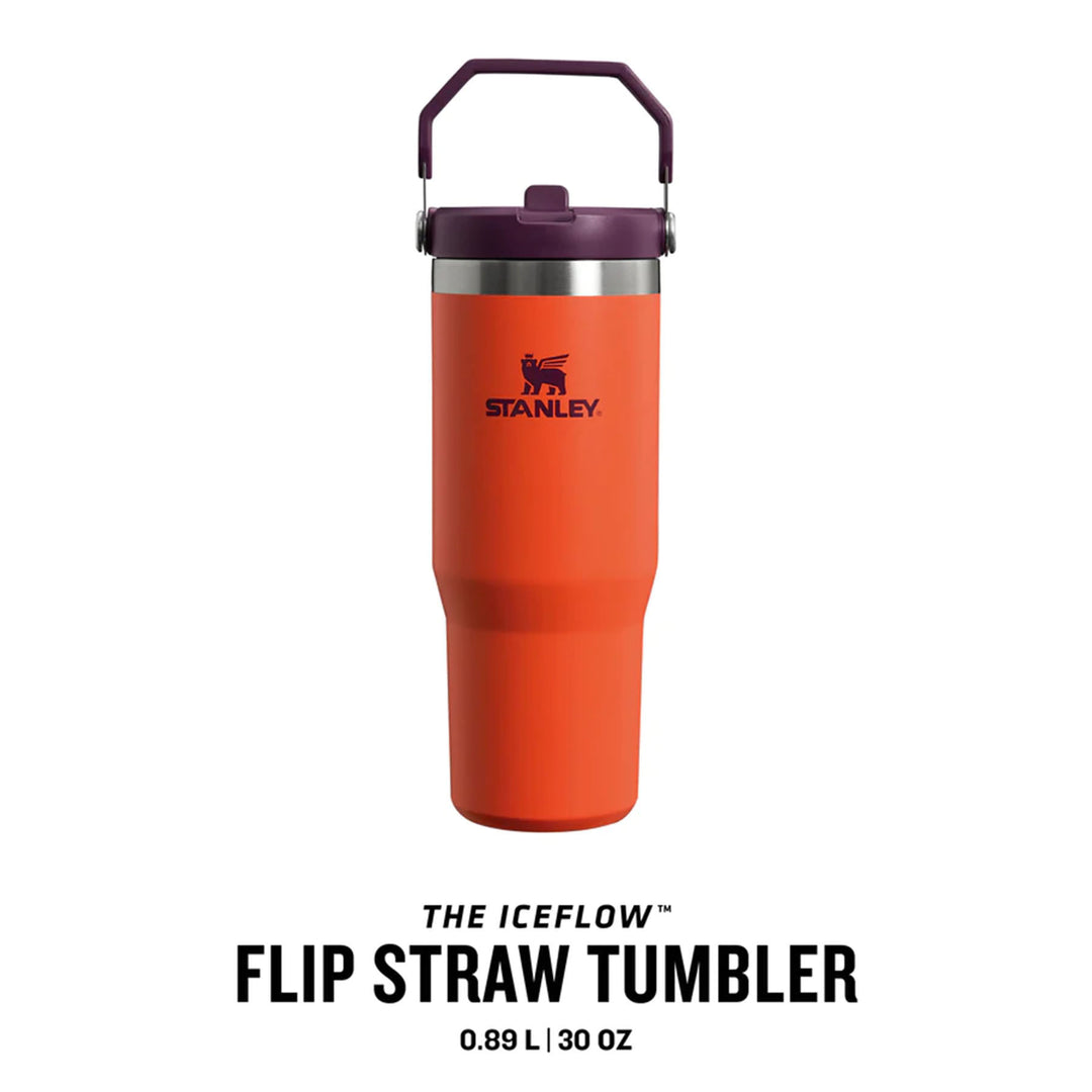 Stanley Iceflow Flip Straw Tumbler 0.89L #color_tigerlily-plum