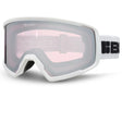 Bloc Sirus Ski Goggles Matt Black / Brown Blue Mirror Cat2-Matt White / Light Purple Mirror Silver Cat2 #- 53 Degrees North 