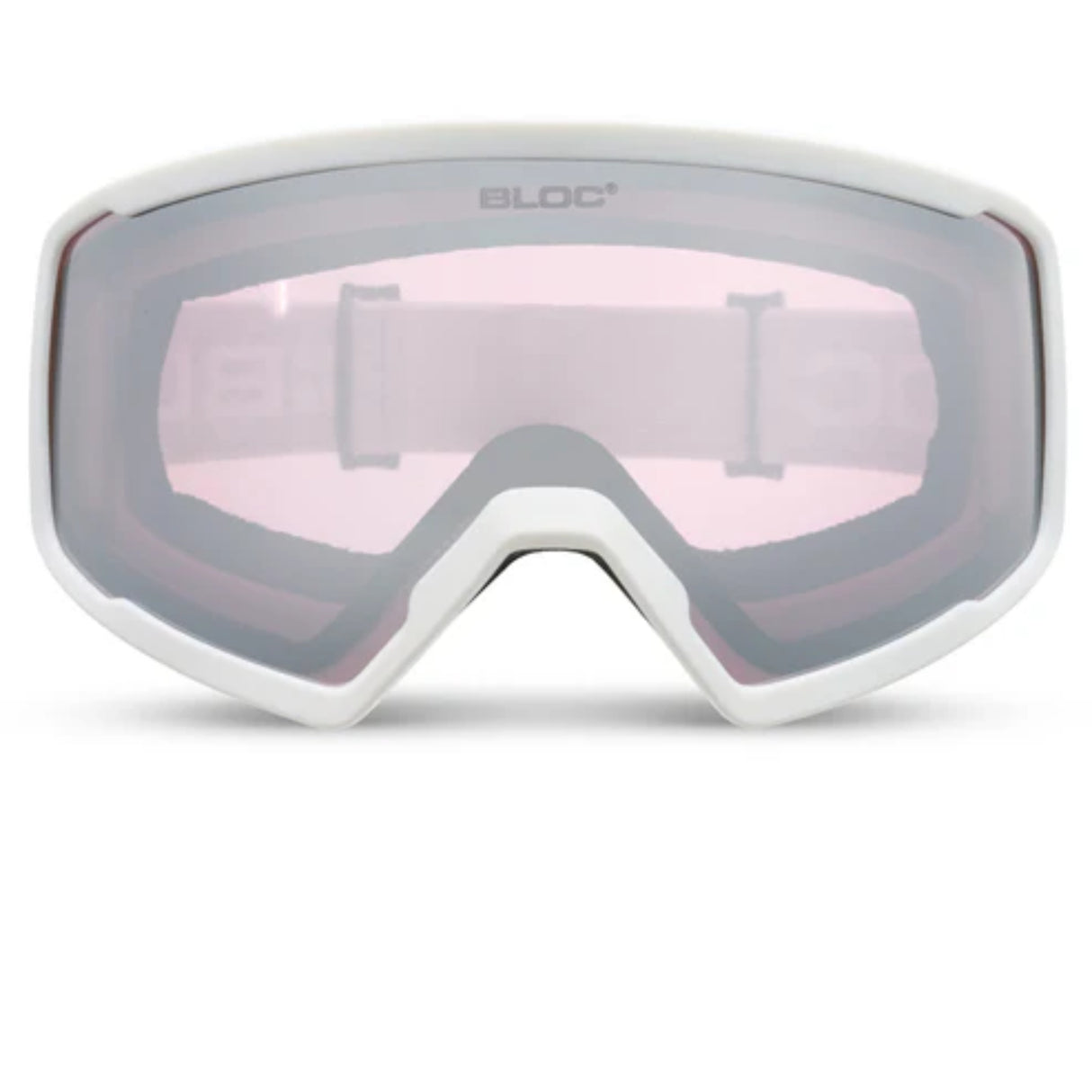 Bloc Sirus Ski Goggles Matt Black / Brown Blue Mirror Cat2-Matt White / Light Purple Mirror Silver Cat2 #- 53 Degrees North 