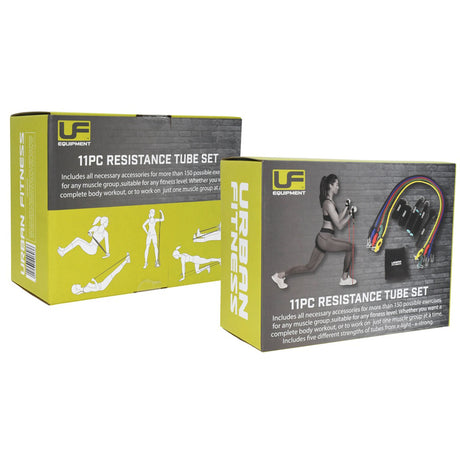 Urban Fitness 11pc Resistance Tube Set Default Title - 53 Degrees North 
