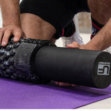 Urban Fitness 2 in 1 Massage Roller Set Black/Silver - 53 Degrees North 