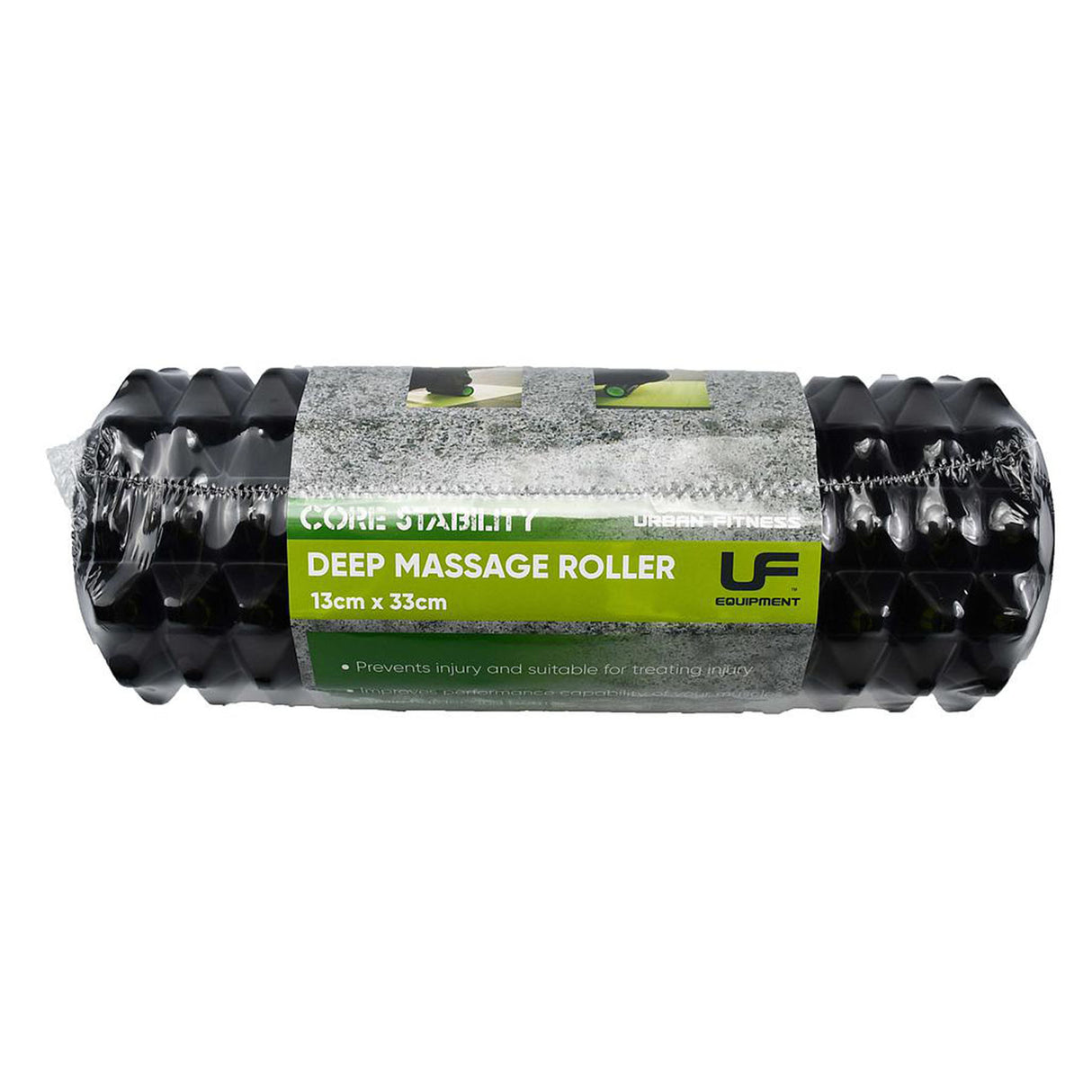 Urban Fitness Deep Massage Roller Black - 53 Degrees North 