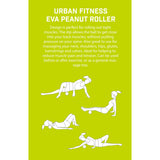 Urban Fitness EVA Peanut Roller Black - 53 Degrees North 