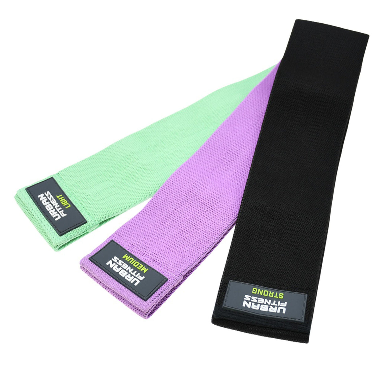 Urban Fitness Fabric Resistance Band Loop (Set of 3) 15 Inch Default Title - 53 Degrees North 