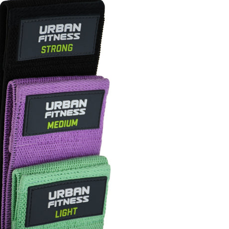 Urban Fitness Fabric Resistance Band Loop (Set of 3) 15 Inch Default Title - 53 Degrees North 