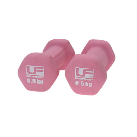 Urban Fitness Hex Dumbbells (Pair) 2 x 0.5 kg-2 x 1 kg-2 x 1.5 kg-2 x 2 kg - 53 Degrees North 