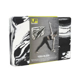 Urban Fitness Marbled Yoga Block Black/White - 53 Degrees North 