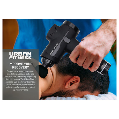 Urban Fitness Massage Gun Black - 53 Degrees North 