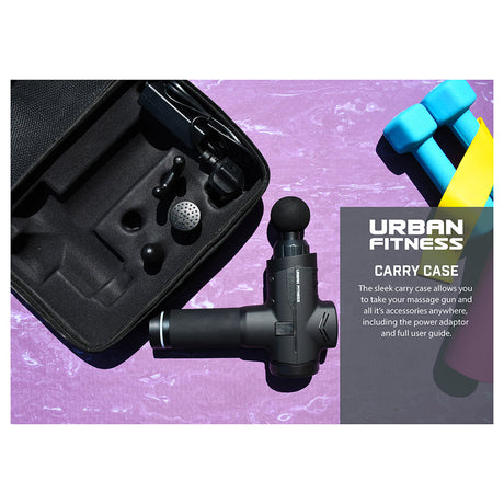 Urban Fitness Massage Gun Black - 53 Degrees North 