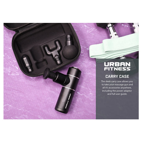 Urban Fitness Mini Massage Gun Black - 53 Degrees North 