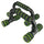 Urban Fitness Push Up Bars Black/Green - 53 Degrees North 