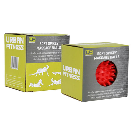 Urban Fitness Soft Spikey Massage Balls 7cm-8cm-9cm - 53 Degrees North 