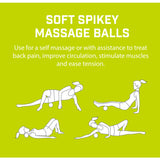 Urban Fitness Soft Spikey Massage Balls 7cm-8cm-9cm - 53 Degrees North 